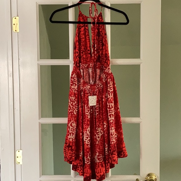 Lowest Posh Price for Free People NWT Beach Day Halter Minidress Size L - Picture 5 of 12